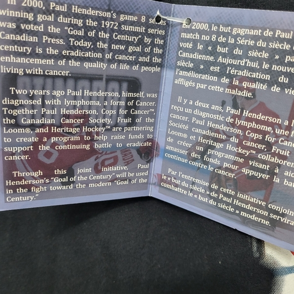 Y2k new with tags paul henderson the goal for a goal tee - Picture 5 of 7